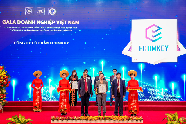 ECOMKEY vinh danh ‘Top 10 Thương hiệu - Nhãn hiệu độc quyền uy tín 2022’ - Ảnh 1.