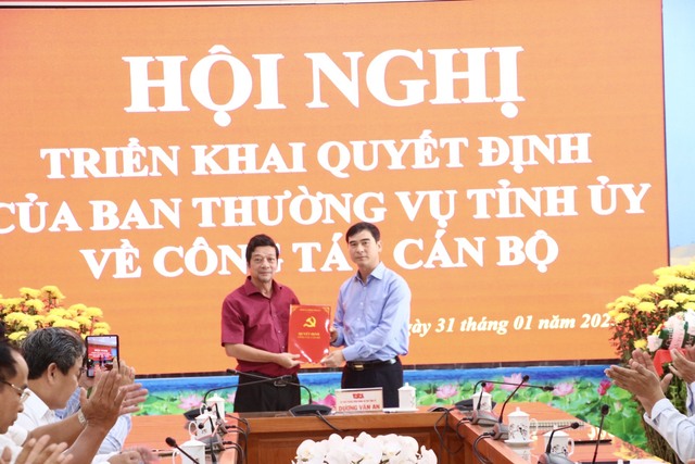 Giám đốc Sở Xây dựng Bình Thuận Cao Sơn Dũng làm Bí thư Huyện ủy Bắc Bình - Ảnh 2.