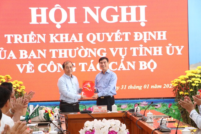 Giám đốc Sở Xây dựng Bình Thuận Cao Sơn Dũng làm Bí thư Huyện ủy Bắc Bình - Ảnh 1.