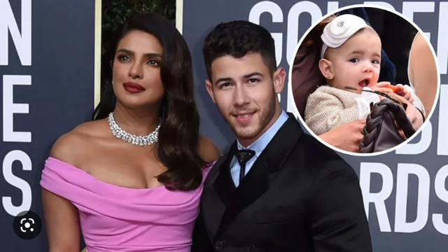 Con gái hoa hậu Priyanka Chopra lần đầu lộ diện trước công chúng  - Ảnh 1.