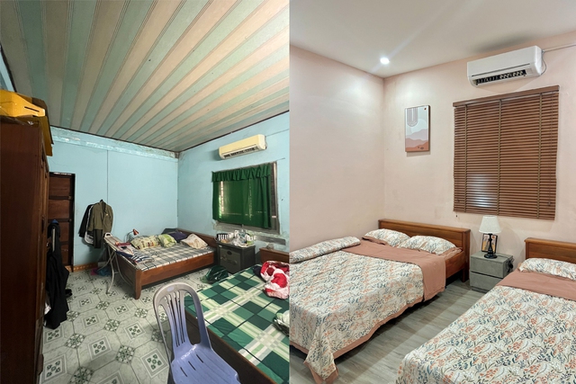 Phòng ngủ 15 năm của ba mẹ được con gái 'hô biến' đẹp như khách sạn - Ảnh 1.
