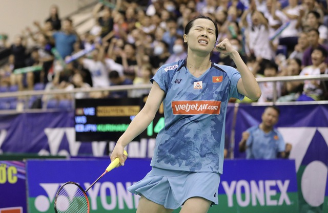 Nguyễn Thùy Linh ngược dòng đánh bại đối thủ hạng 10 thế giới ở giải Phần Lan - Ảnh 1.