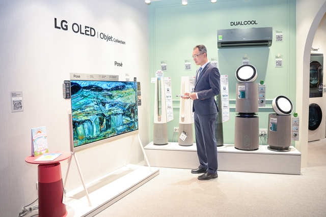 LG trình diễn bộ sưu tập thiết bị gia dụng và giải trí LG Objet - Ảnh 1.