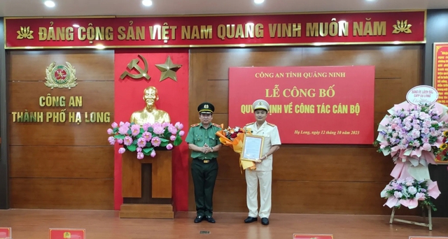Thiếu tướng Đinh Văn Nơi bổ nhiệm Trưởng Công an TP.Hạ Long  - Ảnh 1.