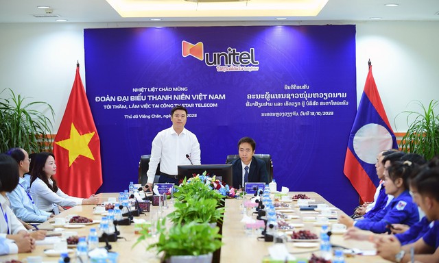 Thăm công ty liên doanh của Việt Nam nộp thuế đứng thứ hai tại Lào - Ảnh 1.