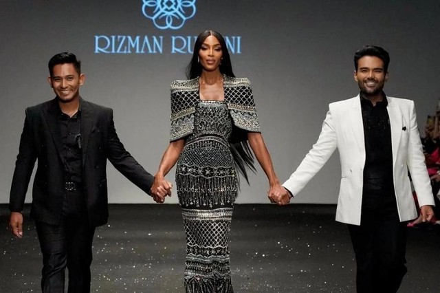 Lần đầu tiên siêu mẫu thế giới xuất hiện tại Tuần lễ thời trang Dubai  - Ảnh 1.