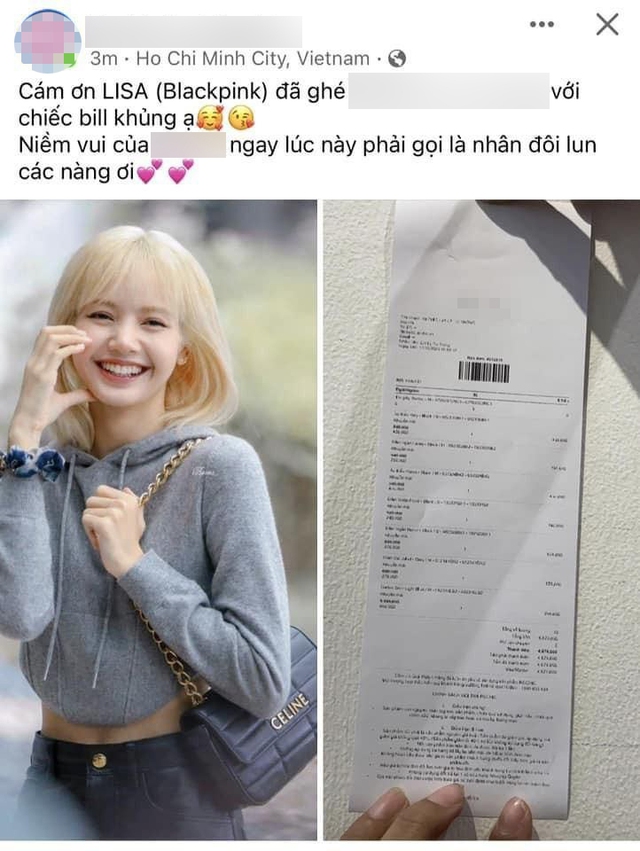 Cửa hàng thời trang hứng 'gạch đá' vì khoe hóa đơn Lisa (BlackPink) mua sắm ở TP.HCM - Ảnh 2.