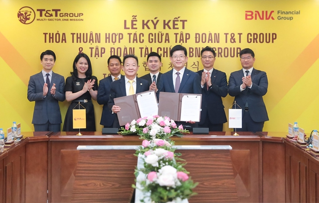 T&T Group hợp tác với BNK - tập đoàn tài chính hàng đầu Hàn Quốc - Ảnh 1.