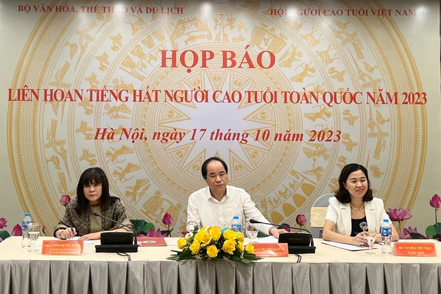 Chung kết Liên hoan tiếng hát Người cao tuổi toàn quốc năm 2023 - Ảnh 1.