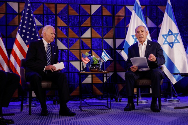 Ông Biden nói gì với ông Netanyahu giữa lúc Iran kêu gọi trừng phạt Israel? - Ảnh 1.