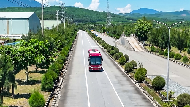 Kiểm định xe bus THACO trên đường thử