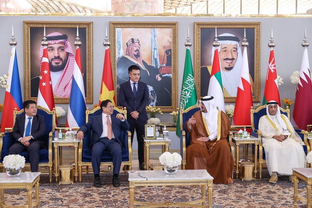 Thủ tướng tới Thủ đô Riyadh, bắt đầu chuyến thăm Ả Rập Xê Út - Ảnh 3.