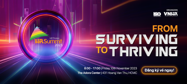 Vietnam HR Summit 2023 - sự kiện chuyên sâu về quản trị và nhân sự - Ảnh 1. Vietnam HR Summit 2023 - sự kiện chuyên sâu về quản trị và nhân sự - Ảnh 1.