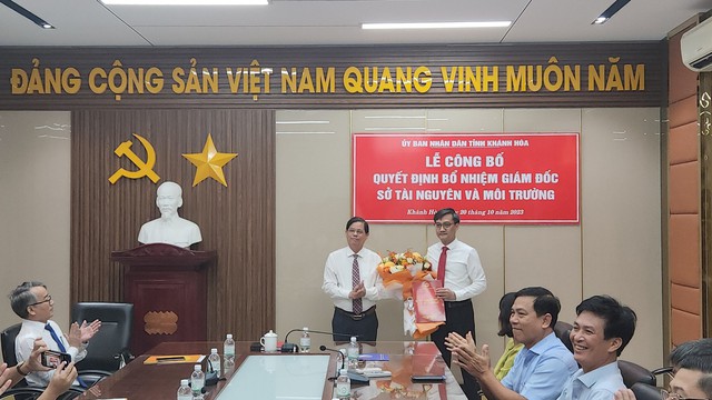 Bổ nhiệm Giám đốc Sở TN-MT Khánh Hòa sau thời gian dài khuyết - Ảnh 1.