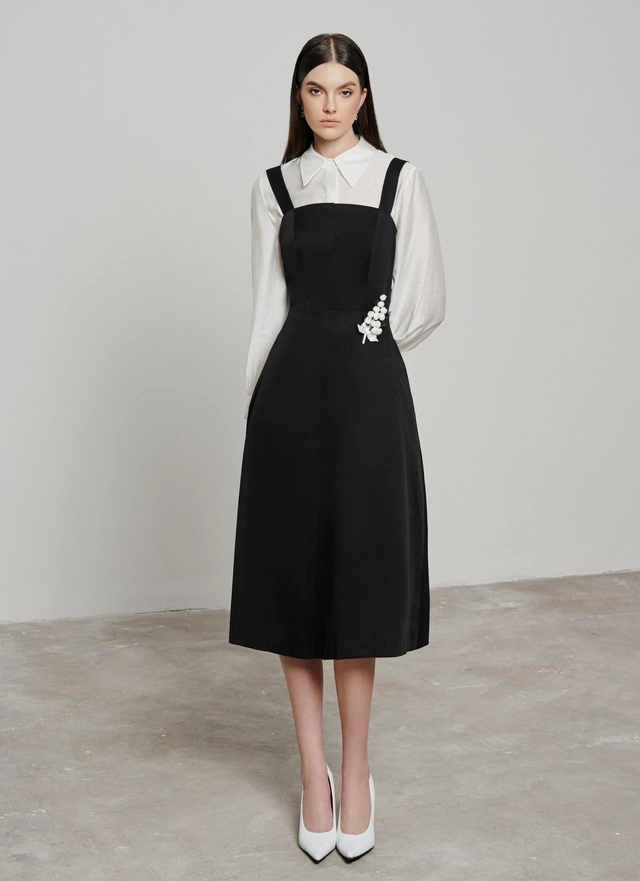 Sức hút từ vẻ đẹp tinh tế tối giản của trang phục mang sắc đen trắng - Ảnh 7.