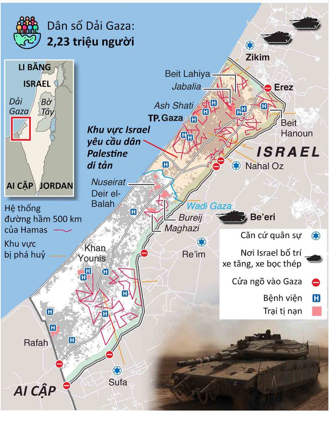 Israel tiếp tục bắn phá Gaza, Ai Cập chủ trì hội nghị hòa bình  - Ảnh 2.