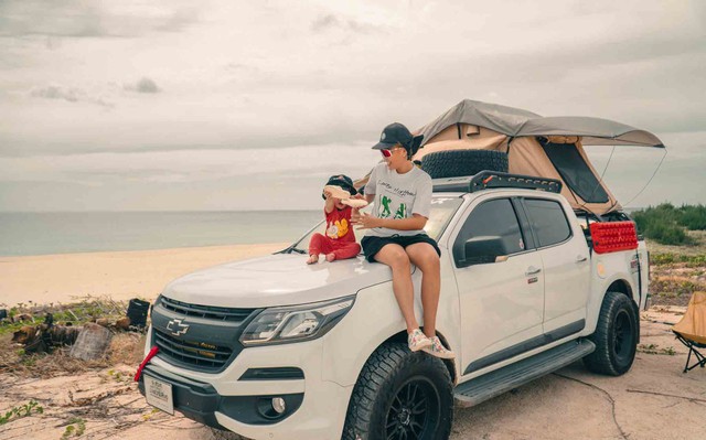 Vợ chồng trẻ đưa con 18 tháng tuổi xuyên Việt 45 ngày bằng ô tô - Ảnh 2. Vợ chồng trẻ đưa con 18 tháng tuổi xuyên Việt 45 ngày bằng ô tô - Ảnh 2.