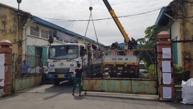 Hải Phòng: Lo sợ bị cưỡng chế, doanh nghiệp dừng hoạt động, tự tháo dỡ nhà máy - Ảnh 1.