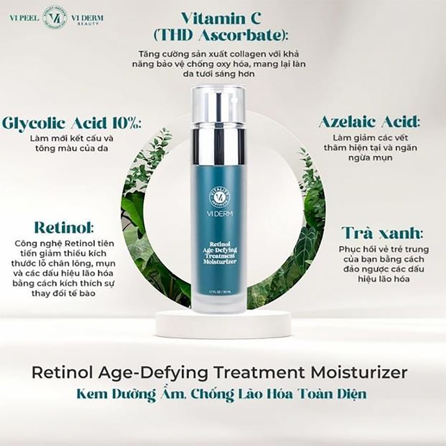 Kem chống lão hóa VI Derm Retinol Age-Defying Treatment Moisturizer có gì nổi bật? - Ảnh 5.