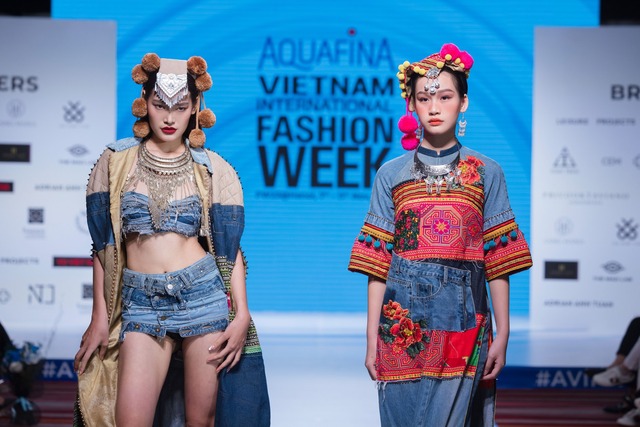 Tuần lễ Thời trang Quốc tế Việt Nam thu đông 2023 ‘lăng-xê’ các NTK genZ tài năng - Ảnh 3.