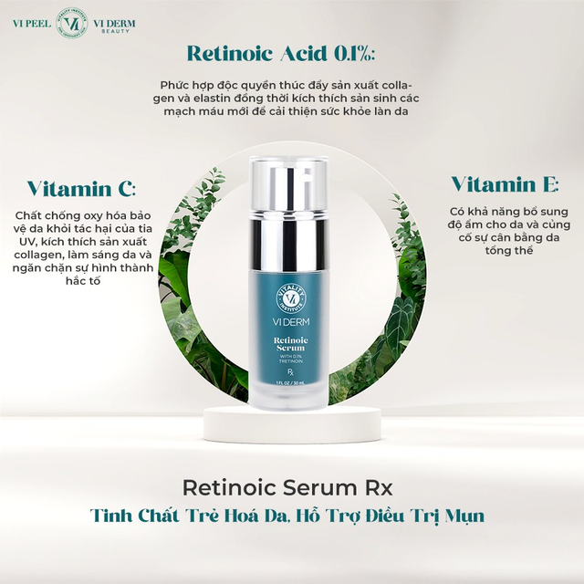 Review serum VI Derm Retinoic có tác dụng ngừa mụn, chống lão hóa không? - Ảnh 3.