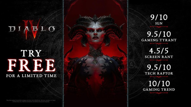 Blizzard đang cho chơi thử Diablo IV miễn phí trên PC - Ảnh 1. Blizzard đang cho chơi thử Diablo IV miễn phí trên PC - Ảnh 1.