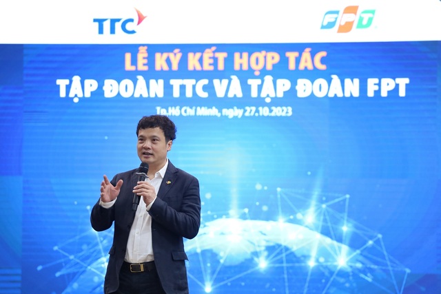 Lễ ký kết hợp tác giữa Tập đoàn TTC và Tập đoàn FPT  - Ảnh 4.