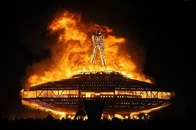 Lễ hội lửa Burning Man tại sa mạc Nevada - Ảnh 5.