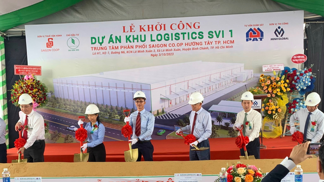 Khởi công kho Saigon Co.op hướng Tây TP.HCM - Ảnh 1.