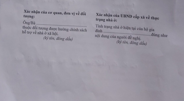 Mua nhà ở xã hội: Địa phương xác nhận bên ngoài hồ sơ, có hợp lệ không? - Ảnh 2.