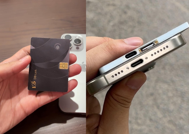 Thiết bị bẻ khoá iPhone lock bé như tấm thẻ nhưng dày bằng 2/3 chiếc iPhone 15 Pro Max Thiết bị bẻ khoá iPhone lock bé như tấm thẻ nhưng dày bằng 2/3 chiếc iPhone 15 Pro Max