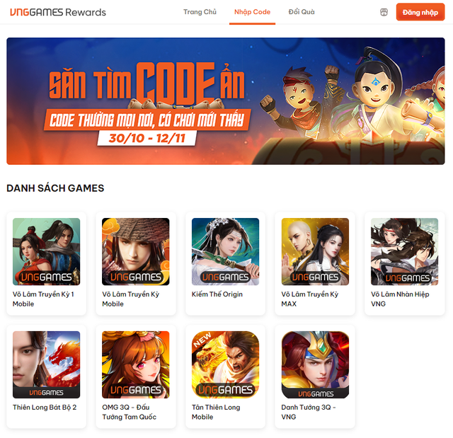 Không chỉ khấu trừ nạp, VNGGames Rewards giờ còn đổi được cả code in-game! - Ảnh 2.