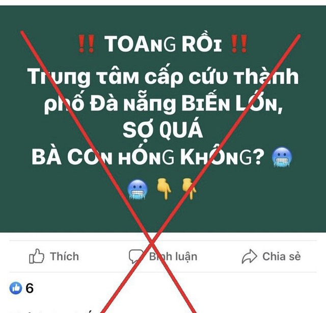 Đề nghị xử lý chủ trang Facebook đăng sai sự thật về Trung tâm Cấp cứu Đà Nẵng - Ảnh 1.