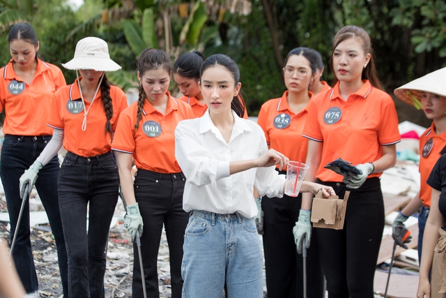 Á hậu Hà Thu nói lý do nghiêm khắc với thí sinh Miss Earth Vietnam  - Ảnh 1.