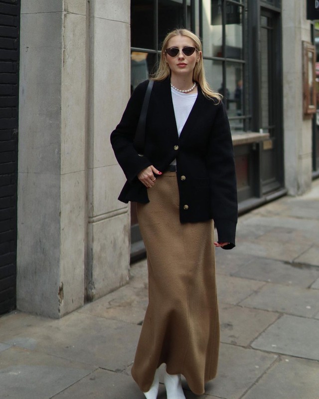 Trào lưu diện áo khoác oversized càn quét làng thời trang - Ảnh 11. Trào lưu diện áo khoác oversized càn quét làng thời trang - Ảnh 11.