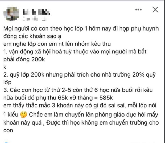 Bình Phước: Thực hư việc Trường tiểu học &quot;phụ thu&quot; tiền học sinh chiều thứ 6 - Ảnh 1.