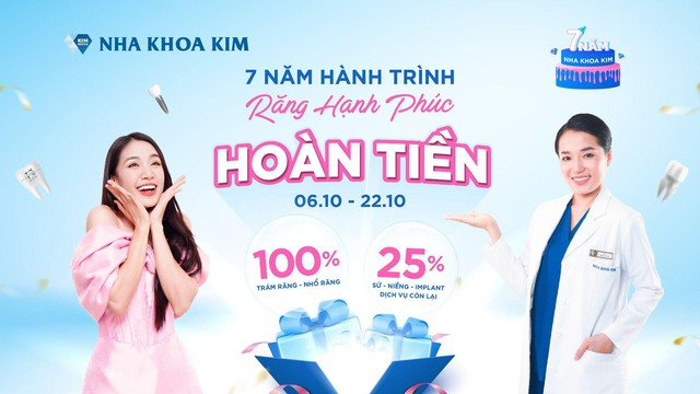 Nha Khoa Kim tri ân khách hàng nhân dịp sinh nhật 7 tuổi - Ảnh 1.