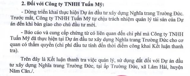 Cà Mau: Một công ty xây dựng nghĩa trang khi chưa có giấy phép xây dựng - Ảnh 1.