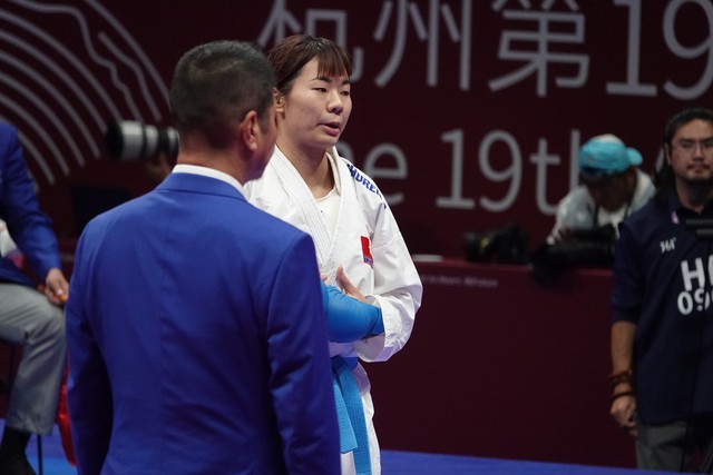 Nguyễn Thị Ngoan: 'Cô gái vàng' karate vượt qua nỗi đau, trở lại ngoạn mục ở ASIAD - Ảnh 3. Nguyễn Thị Ngoan: 'Cô gái vàng' karate vượt qua nỗi đau, trở lại ngoạn mục ở ASIAD - Ảnh 3.