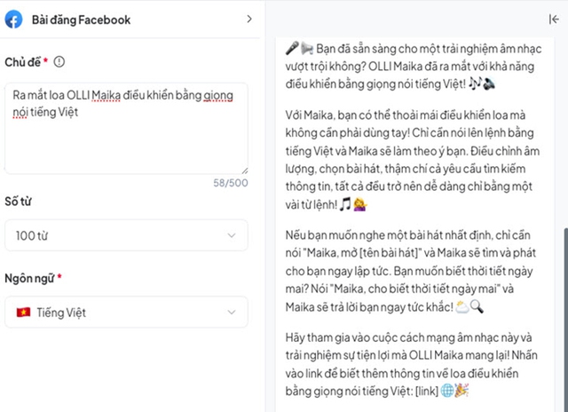 Maika ra mắt trợ lý ảo sáng tạo nội dung cho người làm marketing và startup - Ảnh 2. Maika ra mắt trợ lý ảo sáng tạo nội dung cho người làm marketing và startup - Ảnh 2.