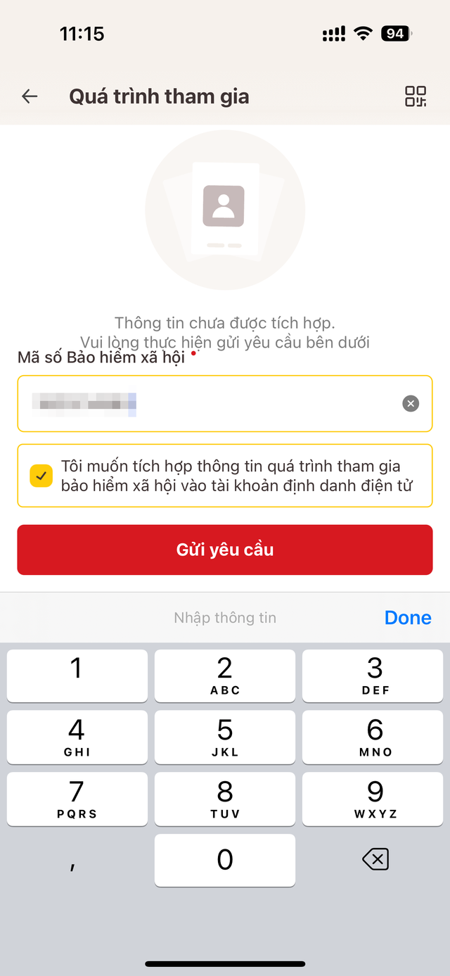 Hướng dẫn tích hợp bảo hiểm xã hội vào ứng dụng VNeID - Ảnh 4. Hướng dẫn tích hợp bảo hiểm xã hội vào ứng dụng VNeID - Ảnh 4.