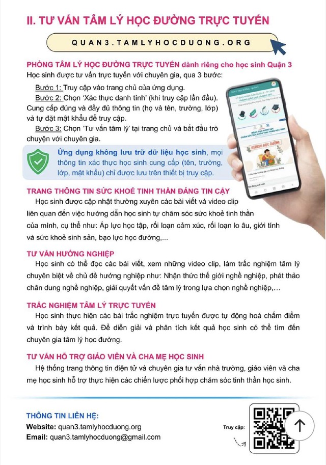 Tư vấn tâm lý học đường: Cần phải có giáo viên - Ảnh 2. Tư vấn tâm lý học đường: Cần phải có giáo viên - Ảnh 2.
