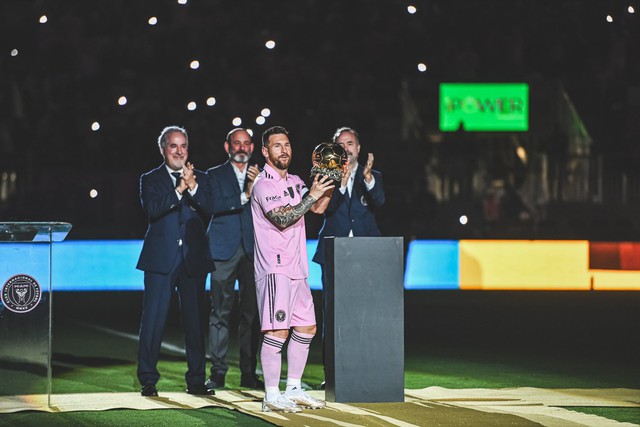 Inter Miami tổ chức lễ vinh danh hoành tráng cho Messi - Ảnh 1. Inter Miami tổ chức lễ vinh danh hoành tráng cho Messi - Ảnh 1.