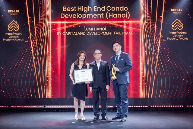 Lumi Hanoi, dự án nhà ở cao cấp của CLD vừa ra mắt tại phía tây Hà Nội, chiến thắng 3 giải thưởng tại Giải thưởng bất động sản Việt Nam PropertyGuru 2023