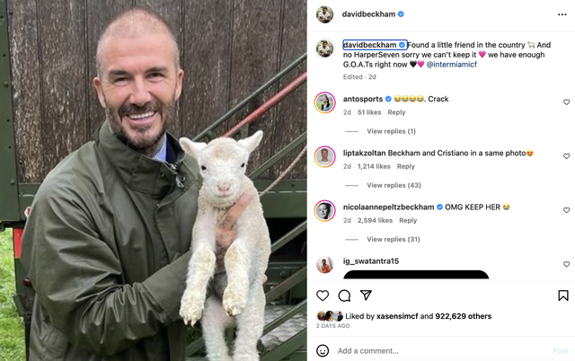 David Beckham bất ngờ thay đổi diện mạo, gọi Messi là ‘GOAT’ - Ảnh 1.