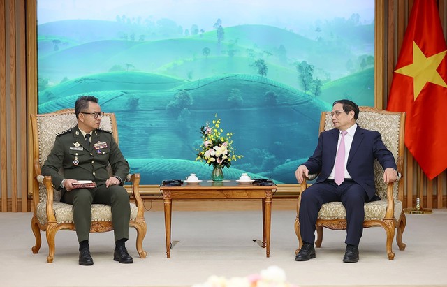 Thủ tướng Phạm Minh Chính tiếp Phó thủ tướng, Bộ trưởng Quốc phòng Campuchia - Ảnh 2.