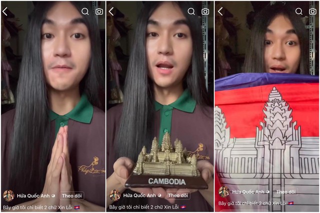 TikToker Việt Nam gây phẫn nộ vì clip câu view bằng hình ảnh Angkor Wat   - Ảnh 4.