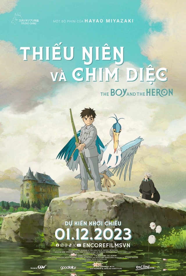 'The Boy and the Heron' của Hayao Miyazaki chính thức chiếu tại rạp Việt  - Ảnh 1.