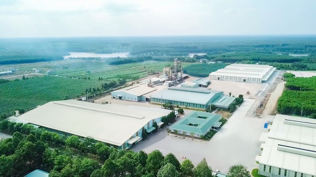 Nhà máy sản xuất MDF đầu tiên của KES tại Bình Phước (Nguồn ảnh: KES)