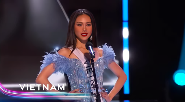 Bùi Quỳnh Hoa trình diễn tự tin tại bán kết Miss Universe 2023 - Ảnh 2.